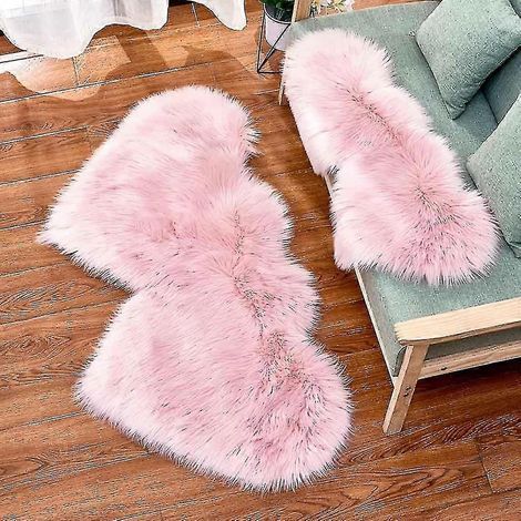 Double Heart Imitation Wool Carpet White Yellow Tip L 60120cmglass Cleaner Floor High Pressure Toilet Plunger Bathroom Towel Rack (1/2)