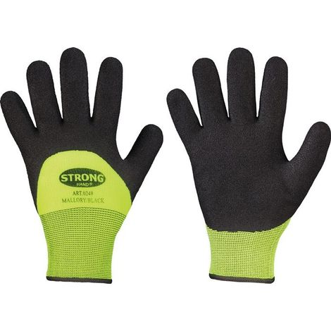 Gants de protection contre le froid Mallory/noir jaune Taille 11 noir/jaune EN 388, EN 511 EPI II (1/4)