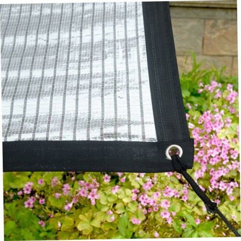 Voile D Ombrage - Aluminium - 1 x 2 M - UV Résistant - Respirant - Pour Jardin Terrasse Pergola - 1 Pièce (1/4)
