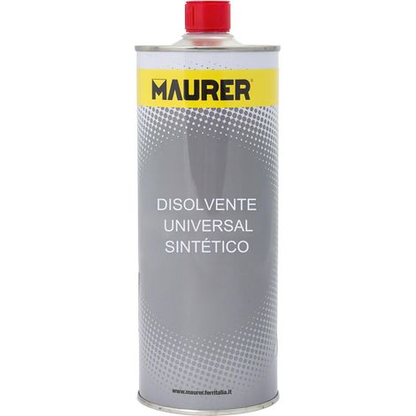MAURER disolvente universal sintetico 1 litro , Disolvente universal sintetico- Medida: 1 litro.- Disolvente de evaporación lenta para aplicaciones a brocha y rodillo. (1/2)
