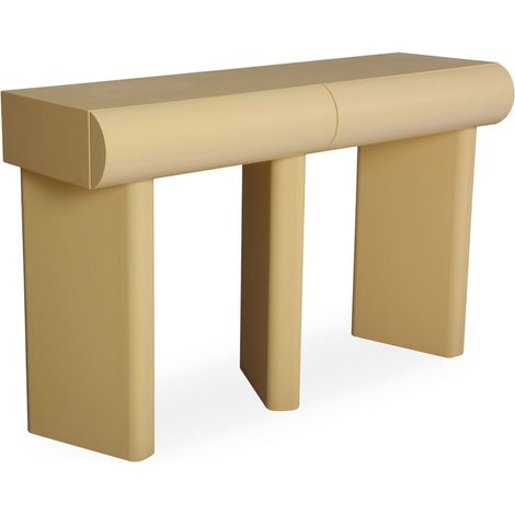 Console Design 2 Tiroirs "Sherazade" 121cm Beige