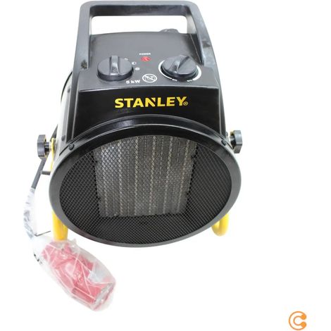 [GEBRAUCHT] B-Ware Stanley Heizgerät Heizlüfter Heizlösung Werkstatt Garage Schwarz Gelb 30 M²