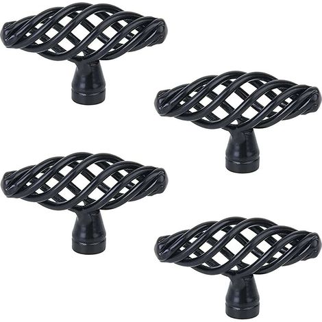 4 Pièces Poignée de Meuble Antique, Poignée de Meuble Vintage, Elégance Classique, Pour Meubles, Armoires, Portes et Fenêtres, Salle de Bain (avec Sc (1/5)