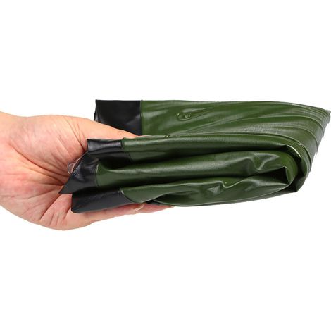 Cuscino gonfiabile in PVC verde di alta qualità per sedili di barche da pesca, ideale per il campeggio all'aperto. (1/5)