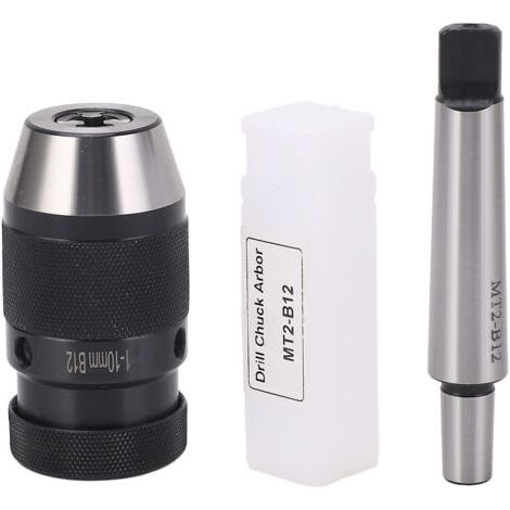 1-10 mm B12 Schnellspann-Bohrfutter mit MT2-Schaft (1/5)