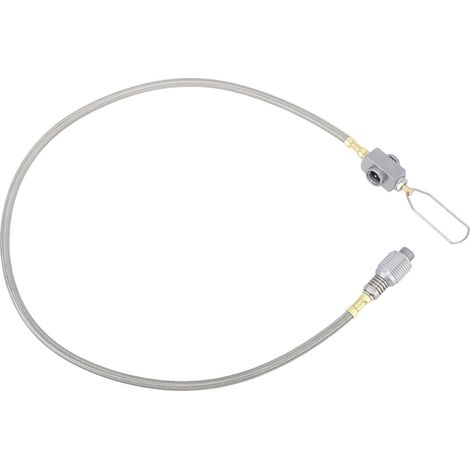 Tube d'extension avec valve réglable et support, adaptateur pour réservoir de butane plat (1/5)