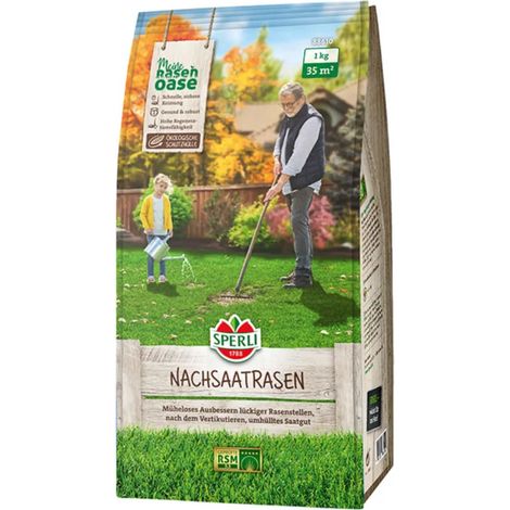 Sperli Nachsaat Rasensamen RSM 3.2 - 1 kg für ca. 35 m²