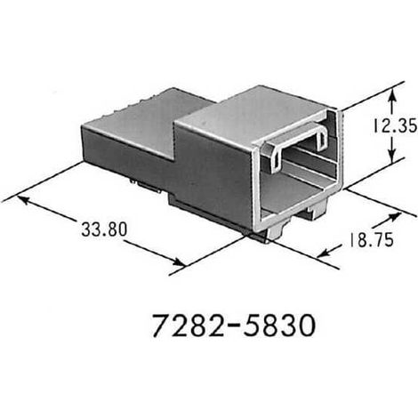 Connettore serie 1.0 porta maschio 5 vie