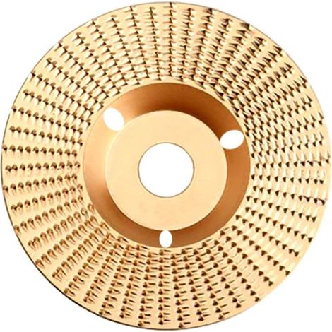 1Pc 125mm Wood Grinding Disc, Flat Style Abrasive Wood Disc, Tungsten Carbide Wood Grinding Discs for Shaping, Grinding and Cutting. Angle Grinder Wheels (1/4)