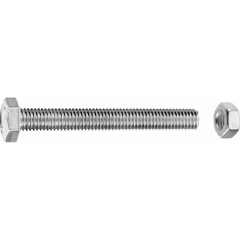 Sechskantschrauben M5 x 16 mm, 200 Stück Maschinenschrauben