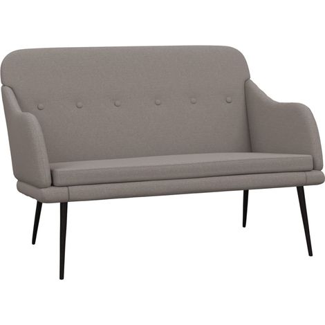 Panca Tortora 110x76x80 cm in Tessuto vidaXL (1/5)