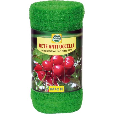 RETE protezione per UCCELLI ANTI UCCELLO ortaggi alberi frutti ARRIGONI 4x10 (1/2)