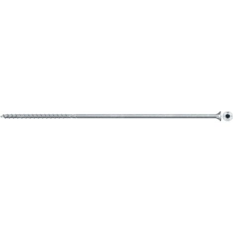 Vis à bois fischer PowerFast II 8,0x300 à tête fraisée TX TG acier galavanisé, passivée bleu 50 pièces (1/5)