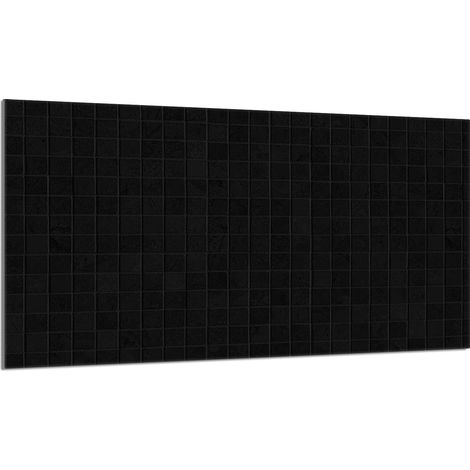 Placa protectora de vidrio para estufa 90x52 Negra (1/5)