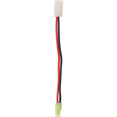 Großformatiges Akku-Adapterkabel für Tamiya-Buchse auf Mini-Format für Tamiya-Stecker, mit flexiblem Silikonkabel für ferngesteuerte Modellautos (1/5)