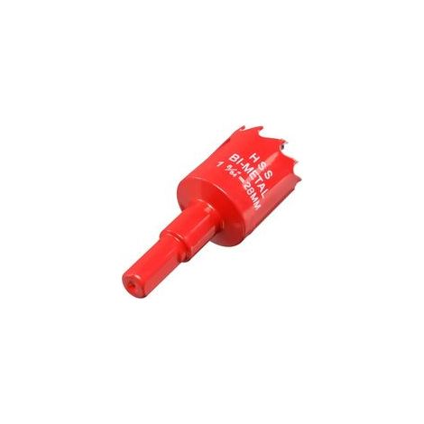 Scie Cloche Bimétal 28mm, M42 HSS Bimétallique Scie Trèpan avec Foret de Centrage pour Robuste Perceuse à Percer pour Fer, Aluminium, Bois, Cloison Sèche, Tuyau, Panneau de Fibres de Bois, RougeCrez