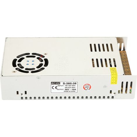Convertisseur de tension 36 V/10 A, alimentation à découpage 110-220 V CA, 360 W (1/5)