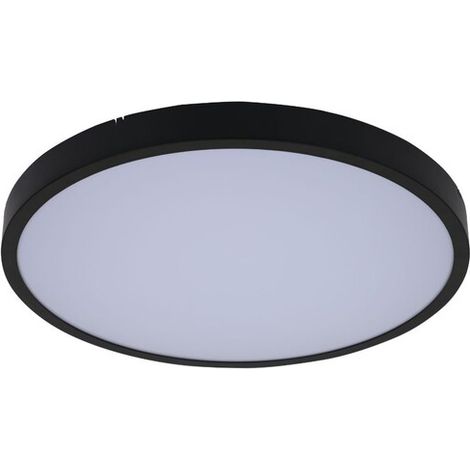 Plafoniera LED Rabalux Alenzo rotonda 30cm nera IP44 (1/5)