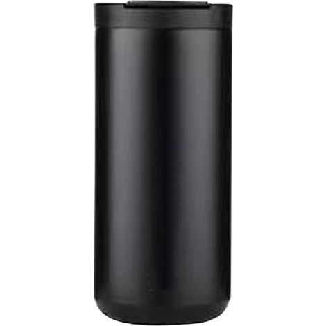 Metal Coffee Mug 400ml Safe Stainless Steel Straw Design Simple Modern Insulated Tumbler for Camping Travel Car Black (1/5)
