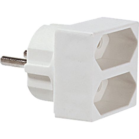 BACHMANN Double fiche Euro blanc, 921.271