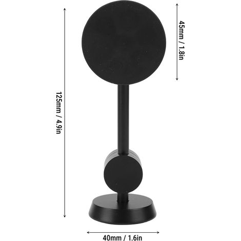 Ortviai Support Magnétique pour Filtre à Café en Alliage d’Aluminium – 125 x 40 mm, Design Épuré et Robuste (1/4)