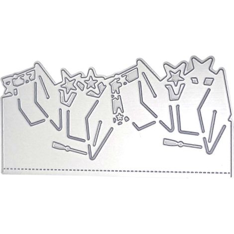 Stanzschablone mit unregelmäßigem Muster für Metall, DIY-Scrapbooking-Album, Papierkarte