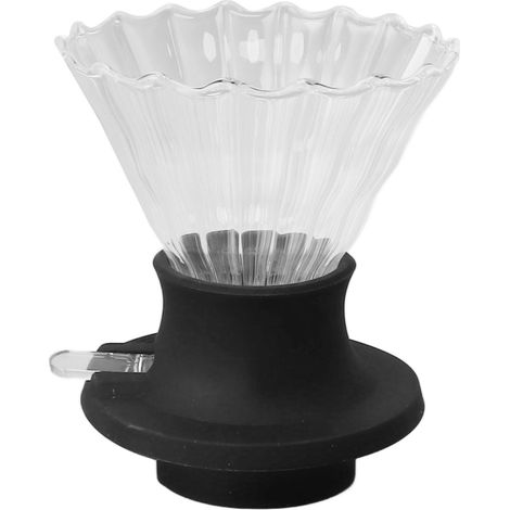 Filtre à café conique en verre borosilicate résistant aux hautes températures, tasse L (1/4)