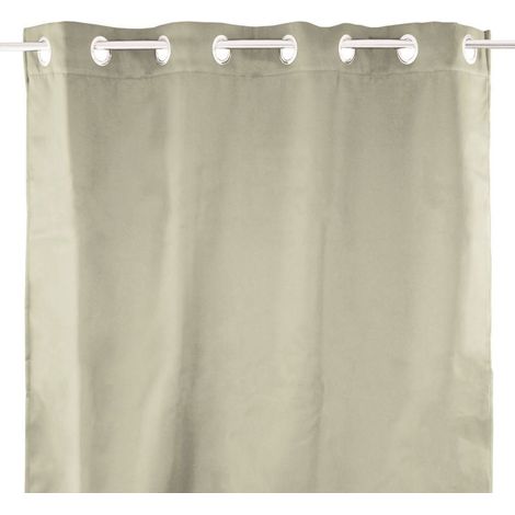 Rideau occultant beige 140x250 cm – Assombrissement optimal – Intimité garantie – Pour pièces de vie – Thedecofactory (1/8)