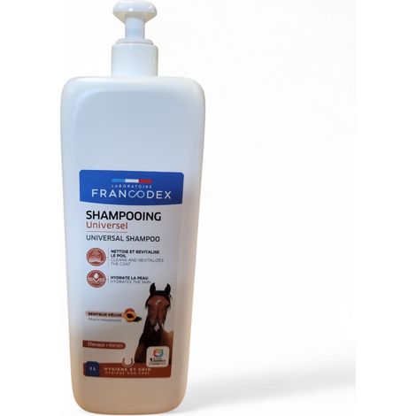 Shampooing Universel pour chevaux - Bidon de 1 Litre - Francodex - Francodex (1/3)