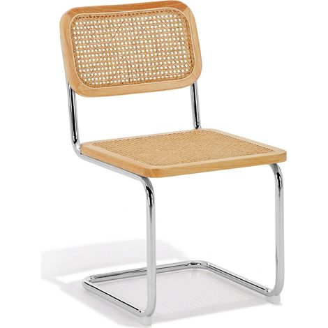 Lot de 2 chaises en rotin rotin clair BRENT (1/5)