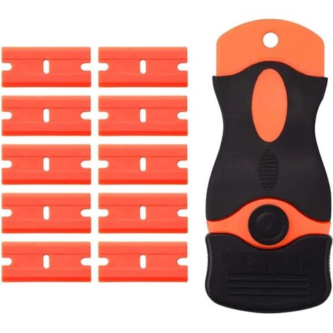 Grattoir manuel pour nettoyer, enlever les résidus et entretenir les surfaces, pour une utilisation domestique et en atelier.-AquaForge (1/5)