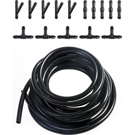 Windscreen Wiper Hose Kit for Car Windscreen Hose with 15 Fittings, for Most Vehicles (1/5)