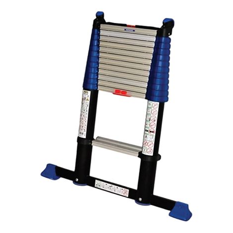 Echelle télescopique - Longueur maximale 4.05m - Bamboo - Hauteur de travail max. 4.85m - 674113