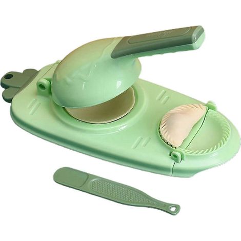 Appareil à raviolis 2 en 1, outil de cuisine vert pour la fabrication de raviolis (1/5)