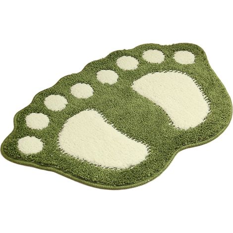 Tapis de salle de bain antidérapant Motif pattes 40 x 60 cm