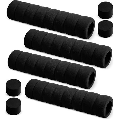 Lot de 4 butoirs de poignée de porte - Protection anti-collision - En silicone - Pour porte de chambre (1/5)