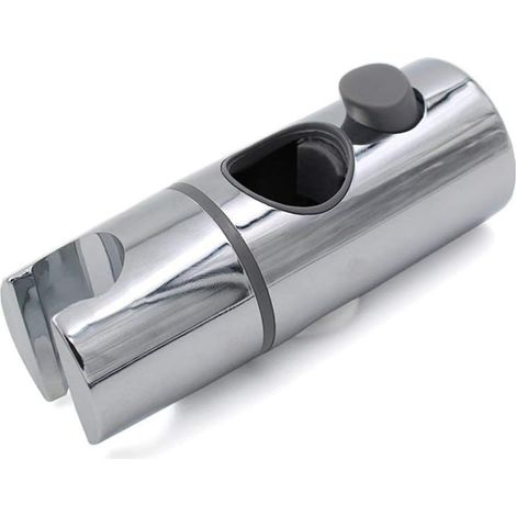 Support de douchette à main pivotant à 360° pour rail de douche coulissant en ABS de 25 mm de diamètre. (1/5)