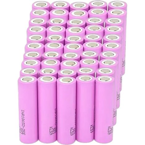 Batería de litio 18650, capacidad de 3500 mAh, alta tasa de descarga, 35E-50 unidades, 3,7 V-c (1/2)