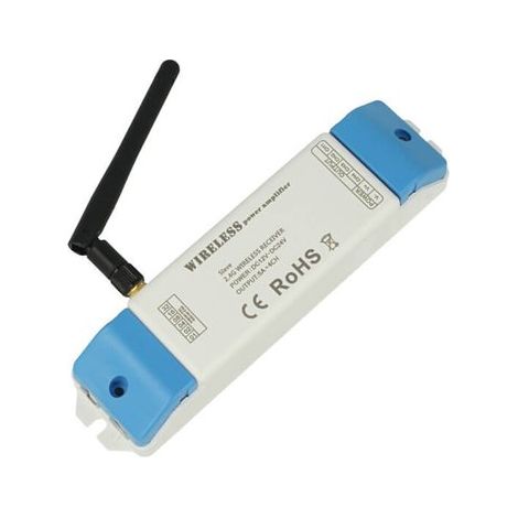 Amplificatore Wireless 2.4G Slave Segnale PWM 4 Canali RGBW 12V 24V AP244 5AX4