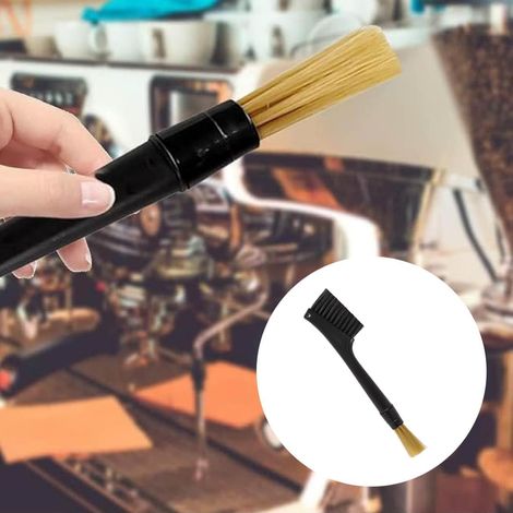 Pinceaux de nettoyage pour machine à espresso, double extrémité, compatible avec moulin à café et pièces de rechange, nylon durable, barista et entretien à la maison (1/5)