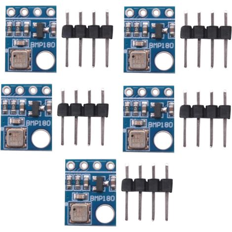 Lot de 5 modules de capteur de pression barométrique et de température BMP180 - 68 Ω (remplace le BMP085) (1/5)