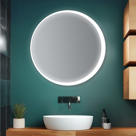 Specchio bagno 90 cm con retroilluminazione LED bianco naturale (1/5)