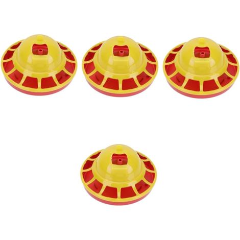 Lot De 4 Mangeoires Automatiques pour Volaille Distributeur d'eau pour Poulets Perroquets Fournitures pour Animaux De Compagnie Capacité (1/5)