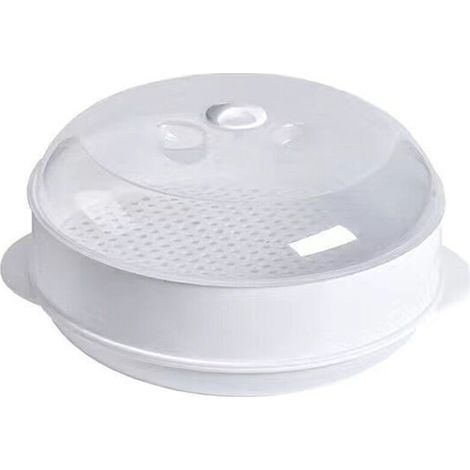 Cuiseur à vapeur pour micro-ondes, marmite à vapeur pour micro-ondes de cuisine, ustensiles de cuisine à la vapeur, cuisson saine rapide et rapide (1/5)