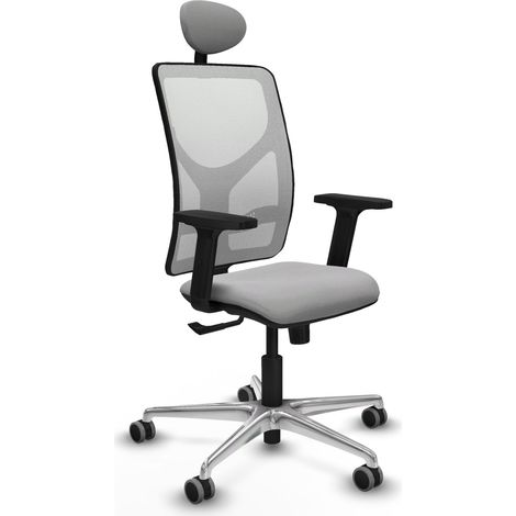 Sedia da ufficio piqueras y crespo Motilla bianco alluminio (1/2)