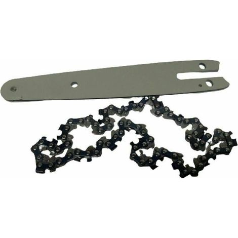 KIT BARRA E CATENA 4" RICAMBIO DA 4 POLLICI PER MINI MOTOSEGA A BATTERIA (1/5)