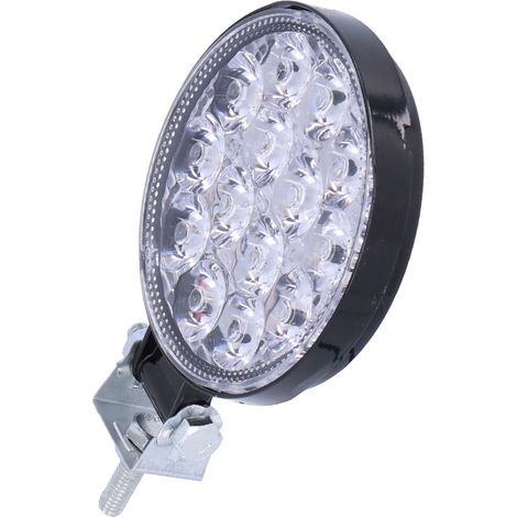 14 LED 42W 6000K 3000LM LED-Arbeitsleuchte, IP67 wasserdichter runder Scheinwerfer, universell für Autos und Motorräder (1/5)