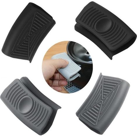 Poignées de casserole - Non spécifié - Silicone - Protection thermique - Anti-brûlure - Compatible induction (1/4)