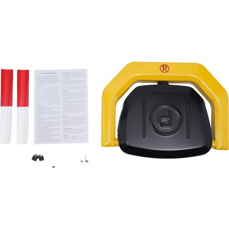 Verrou de stationnement automatique, télécommande, détection anti-collision à 180°, Jaune (1/2)