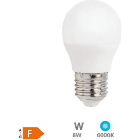 FPLUS bombilla led esf.8w 6000k (caja 10) , Potencia W 8
Amperios Ma 46
Ángulo Apertura Grado 200
Cri 80
Horas Vida 25000
Lumenes Lm 710
On Off 15000
Voltaje Maximo 240
Voltaje Min